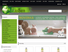Tablet Screenshot of biosen.sk